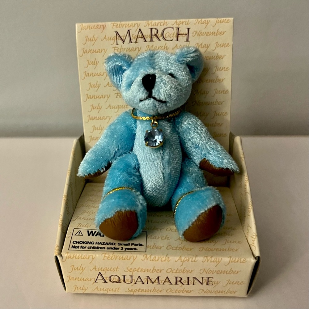 NWT-March Russ Bear of the Month, Vintage 90’s